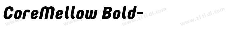 CoreMellow Bold字体转换